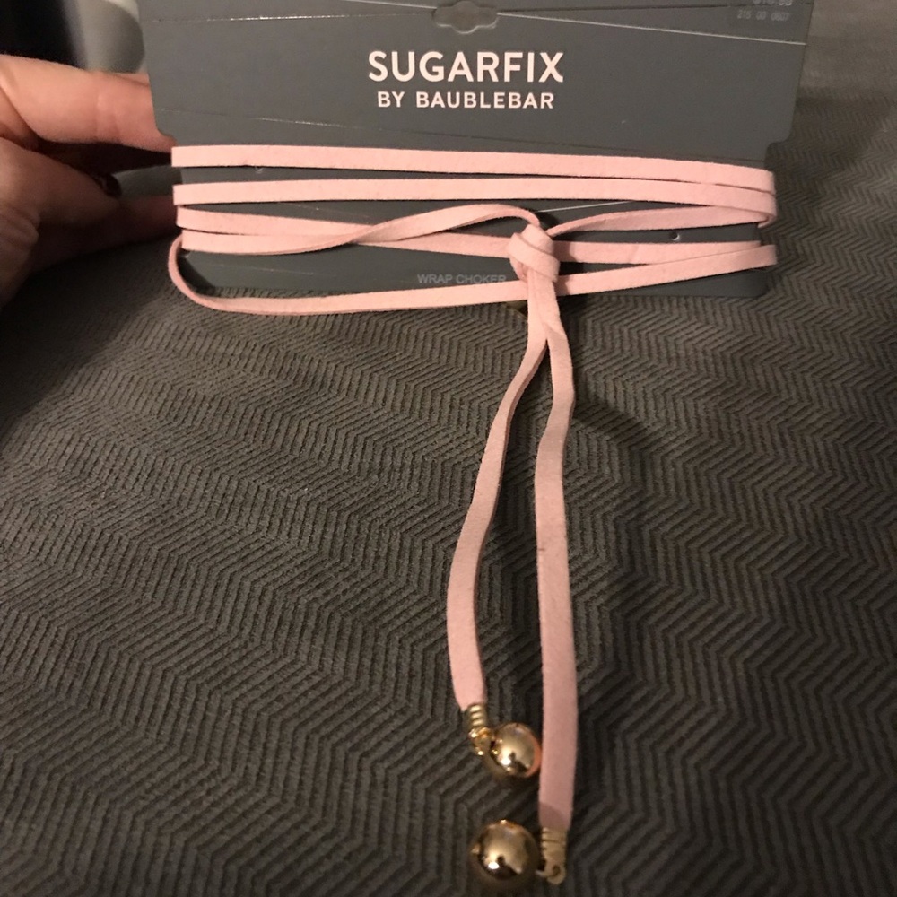 NEW! Sugarfix by Baublebar Pink Wrap Choker